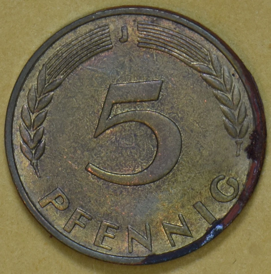 Alemania 1966 5 Pfennig 191996 envío combinado Foto 2 de 2