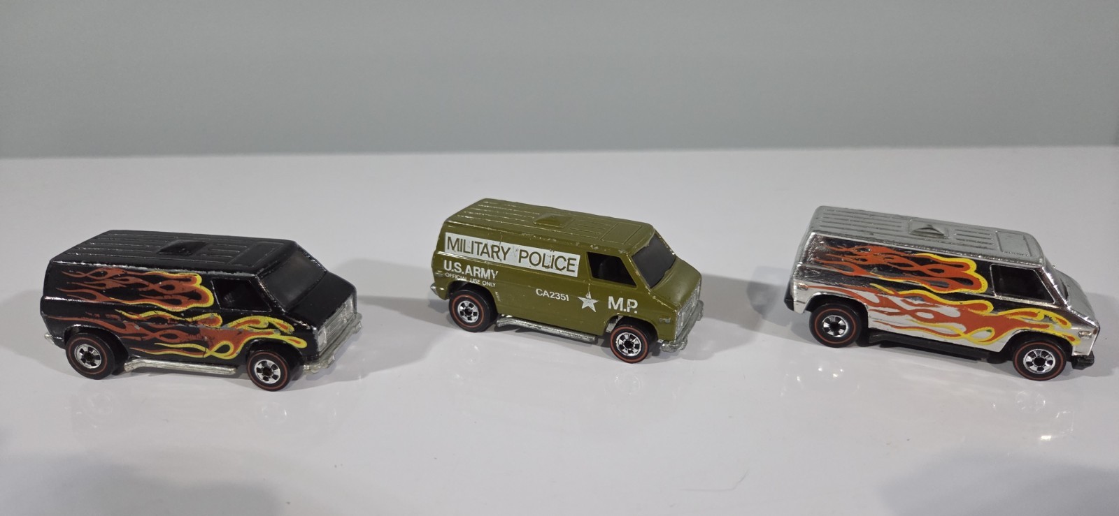Hot Wheels Redlines Lot Of 3 Vans!