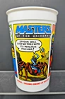 Vintage 1985 Masters of the Universe MOTU Plastic Cup Burger King He-Man Spydor