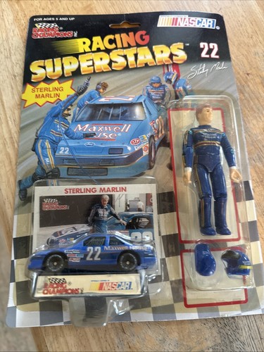 Racing Champions Sterlin Marlin Racing 22 NASCAR Action Figure. - Picture 1 of 3