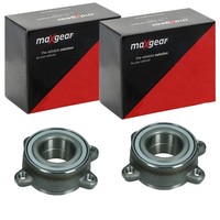 2X Maxgear RADLAGER-SATZ Hinten Vorne Passend FÜR Porsche Cayenne VW Touareg