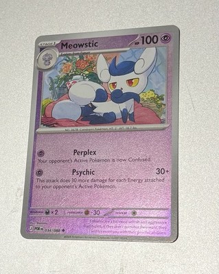 イノムー ポケモンカードe 1ED 034/088 Pokémon Meowstic 034/088 Stage 1 POR Reverse Holo/Regular Psychic
