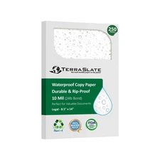 Printable Waterproof Paper for Laser Printer, 10 MIL 8.5" x 14", 250 Sheets, ...