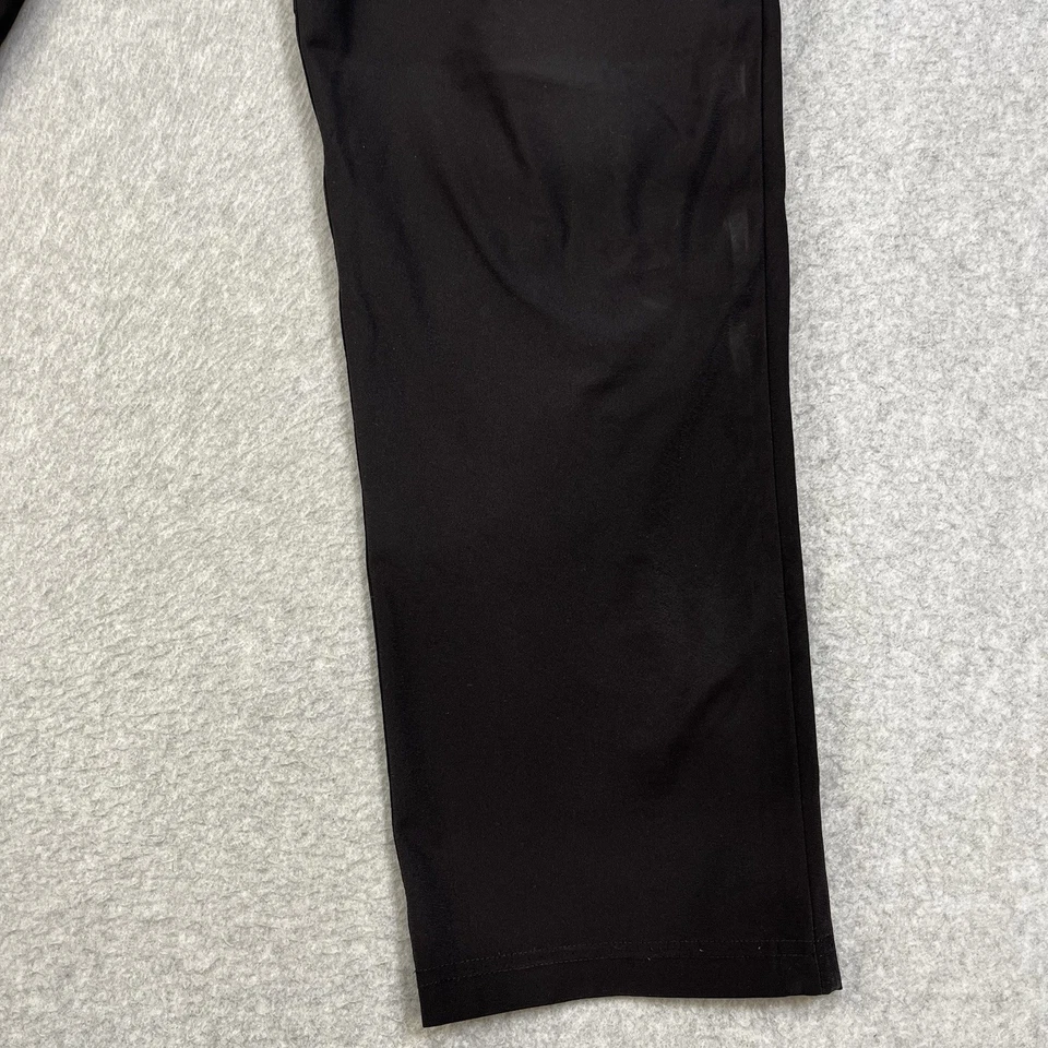 Pantalones chinos Lululemon para hombre 32 (33x29) negros Comisión 5 bolsillos frente plano Foto 4 de 4