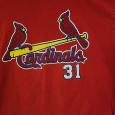 St Louis Cardinals Number 31 Baseball Vintage 90's Lee mlb T-Shirt Large