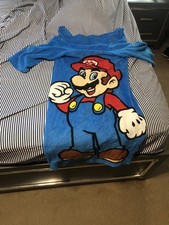 SUPER MARIO CHILDS BATH ROBE ONE SIZE FITS 4-10
