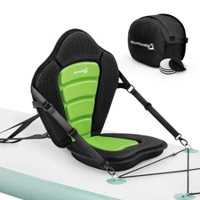 BRANTMAKER Kayak Seat w/ Back Support Thick Cushion for SUP Canoe Paddleboard
