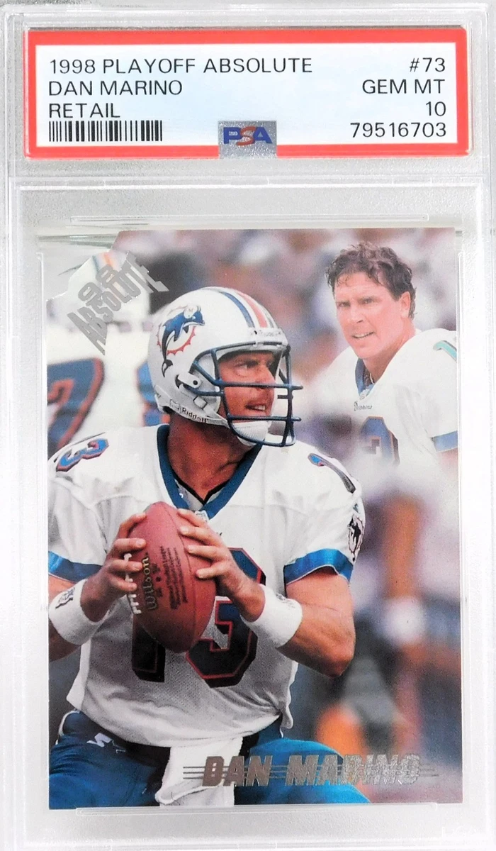 Dan Marino 10 Graded Football Sports Trading Cards & Accessories