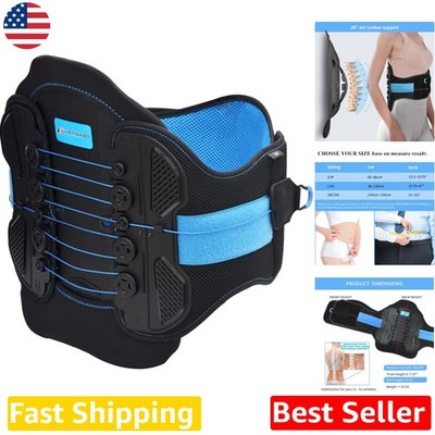 LSO Back Brace S/M Max Decompression Pulley System Lumbar Support Pain Relief