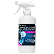 Pro-Kleen Hot Tub & Spa Surface Cleaner Spray - Removes Dirt, Oil & Grease -