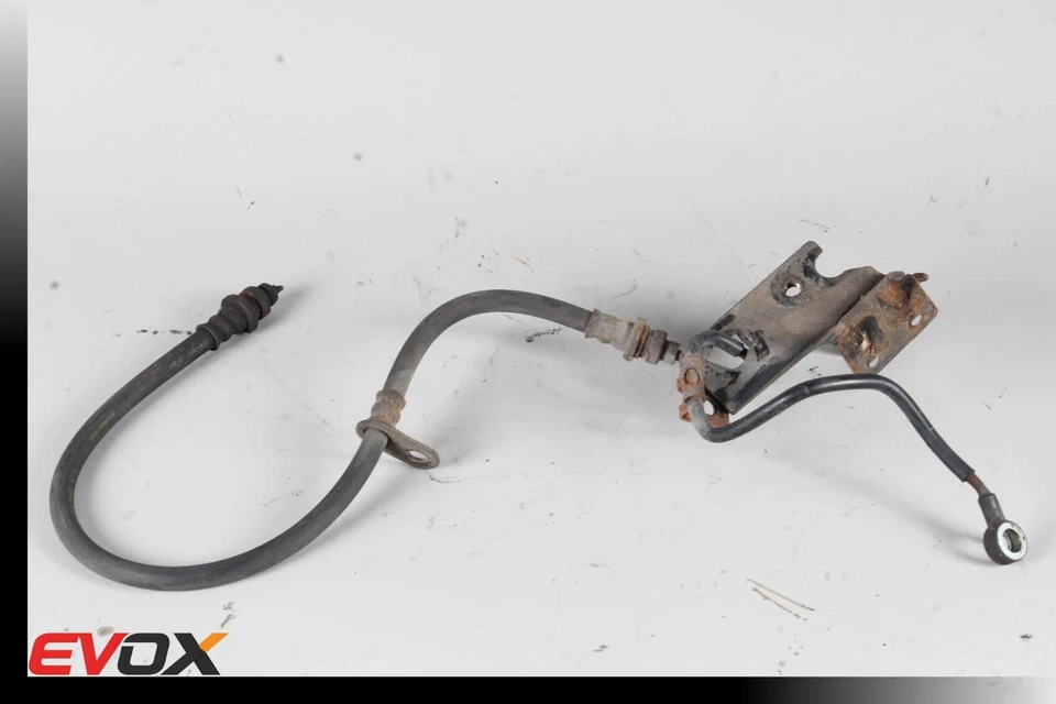 08-15 MITSUBISHI LANCER EVOLUTION EVO X FRONT LEFT BRAKE LINE HOSE OEM - Image 4 of 4