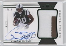 2017 Panini National Treasures Rookie 17/18 ArDarius Stewart #170 Patch Auto 1e5