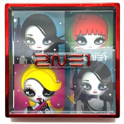 2NE1 2011 The Second Mini Album CD First Limited Edition Korean board Model