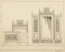 Schrank Bett bed wardrobe