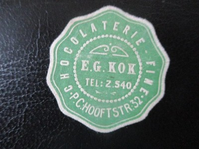 (3545) Siegelmarke - Chocolaterie E.G. Kok