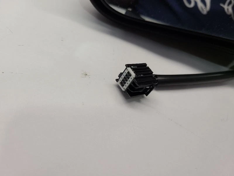 Espejo retrovisor lateral del conductor 11-14 Chevrolet Equinox LH Power Silver Opt DL8 Foto 4 de 4