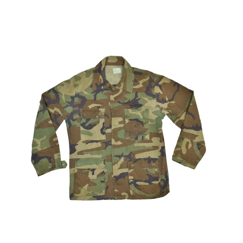 Vintage USMC Woodland Camo Combat Jacket Men's Size M-Regular video thumbnail
