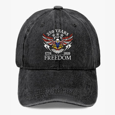 250 Years of Freedom Hat 1776-2026 Patriotic Eagle USA Anniversary Cap