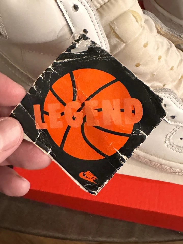 Deadstock 复古 1982 Nike Air Legend 80s Jordan Deadstock - 全新 带原标签 — 第 4/4 张图片