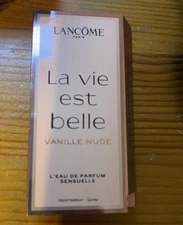Lancome Parfume La Vie Est Belle Vanille Nude Sample Spray 0.04oz/1.2 ml l'edp