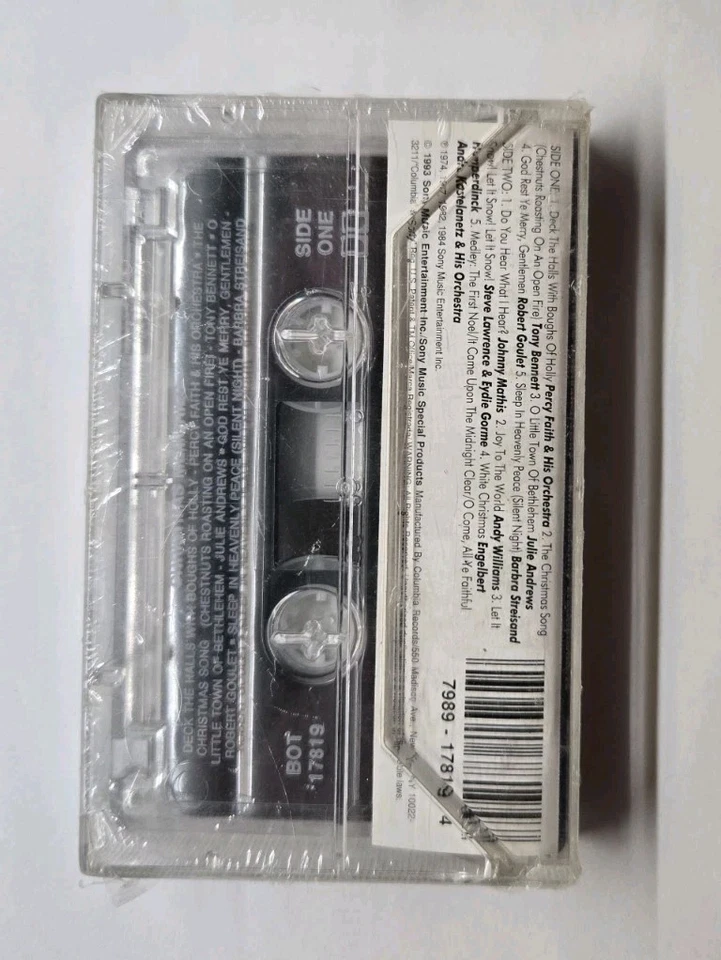 Christmas Memories Featuring Streisand Bennett Mathis & Others (Cassette, 1993) - Image 3 of 3