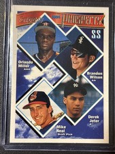 1994 Topps - Prospects Derek Jeter, Orlando Miller, Brandon Wilson #158 Gold