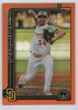 2025 Topps Series 1 Orange Rainbow 7/25 Mike King Michael King #195 4at