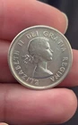 Silver 1963 Canadian Quarter Coin