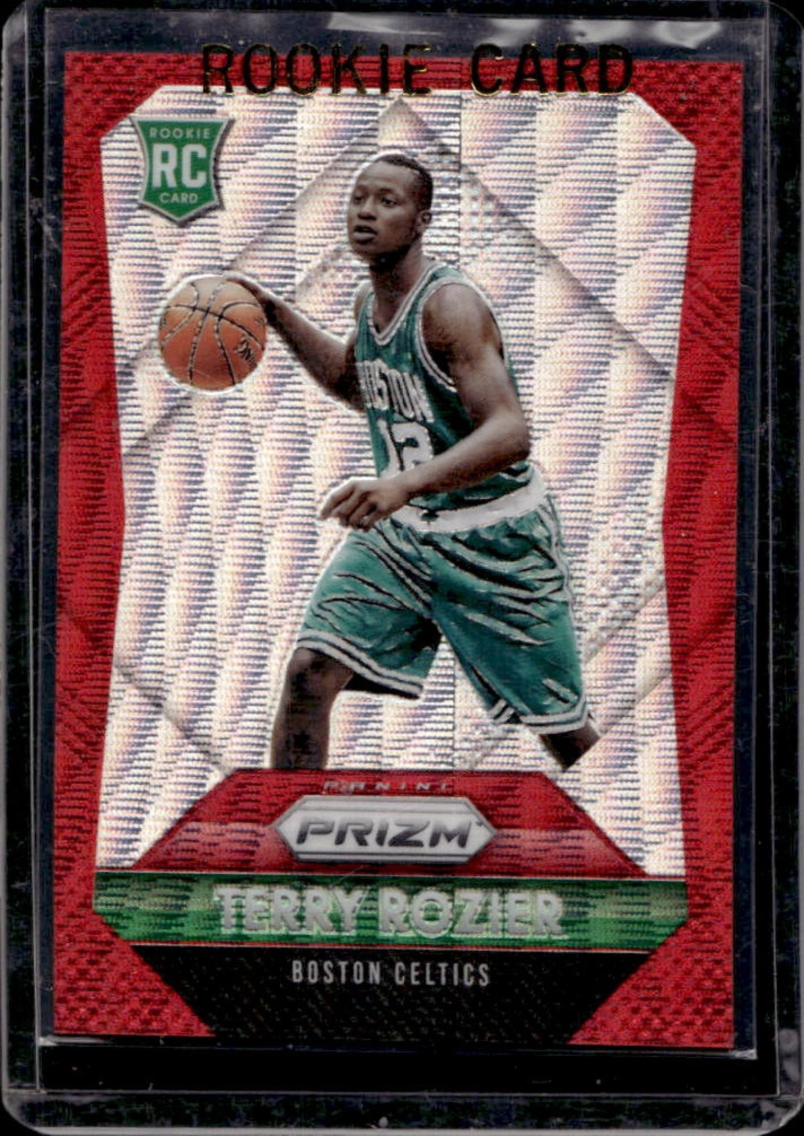 2015-16 Prizm Terry Rozier RC Ruby Wave Prizm #/350 Celtics
