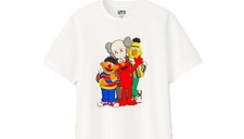Uniqlo x KAWS x Sesame Street Elmo Bert Ernie T-shirt White Size 11-12 kids