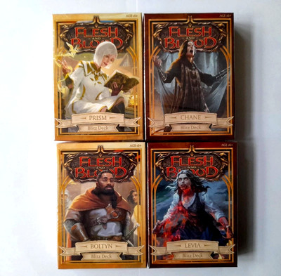 Monarch Blitz Deck Set of 4 Factory Sealed Flesh and Blood TCG