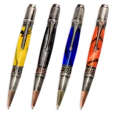 Da Vinci Twist Pen Kit Variety, 4 Pack, Legacy Woodturning