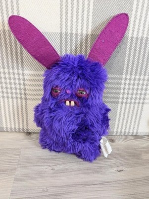 Fuggler peinlicher Bär lila zottelige lange Ohren lustiges hässliches Monster Plüsch