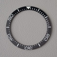 SEIKO Bezel Insert SKX007 / SM Black Ceramic Flat C3