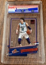 2020-21 LaMelo Ball Panini Clearly Donruss Red The Rookies RC /49 HGA 9.5 GEM