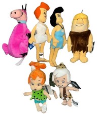 New Warner Brothers Studio Plush Bean Bag Beanie Flintstones 1999 WITH TAGS