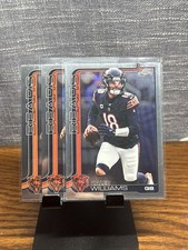 Lot Of (3) Topps Chrome 2025 Caleb Williams Chicago Bears Base