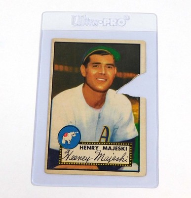 1952 Topps Henry Majeski #112 Red A's DA066841