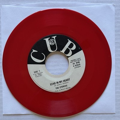 The Stereos   Echo In My Heart / Tick Tack Toe - Cub   4-42626 - Reissue - Red