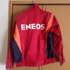 Retro Showa JDM ENEOS Oil Gas Station Staff Uniform Jacket Gray Japan S Size