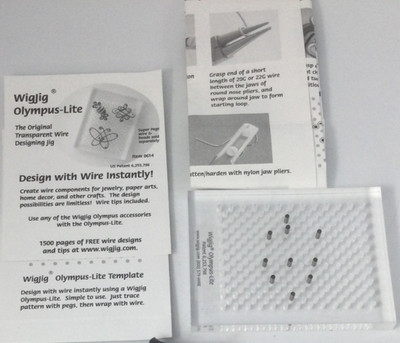 Wigjig Olympu-Lite Wire Designing Jig Peg Board Jewelry Making Craft