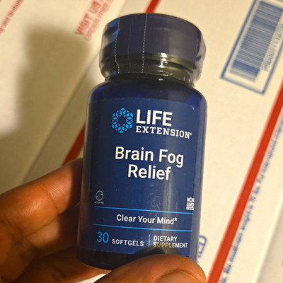 Life Extension Brain Fog Relief 30 Softgels Non-GMO