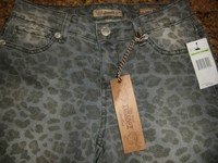 Nine West Vintage America Matchstick Indigo Animal Giraffe Print Jean S Nine West Vintage America Matchstick Indigo Animal Giraffe Print Jean S