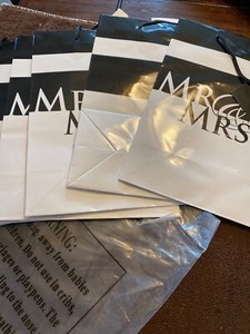 Mr & Mrs Shopping Bags