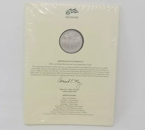 2009 United States Mint Braille Education Set in Sealed OGP #0945 - Picture 3 of 5