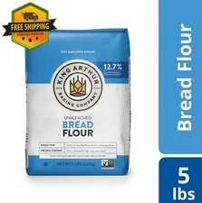 King Arthur Unbleached Bread Flour – 5 lbs