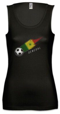 Senegal Football Comet I Damen Tank Top senegalesische Soccer Flagge Fußball