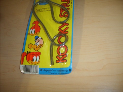 RARE WOODY WOODPECKER Cartoon Character Drinking STRAW Imperial NEW Carded Lantz - Picture 5 of 7