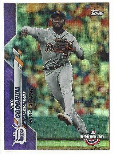 2020 Topps Opening Day Purple Foil Parallel Meijer Exclusive - U Pick You Pick - Picture 138 of 154