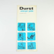 Durst Enlarger Guide - Brochure 1964